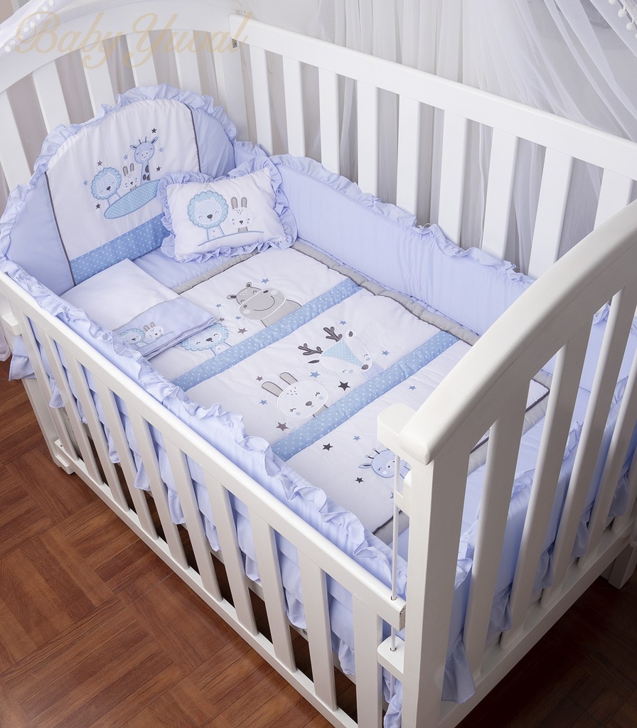 Set de Cuna Safari Blue | Classic