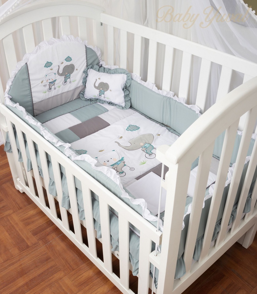 Set de Cuna Osito y Elefante | Classic