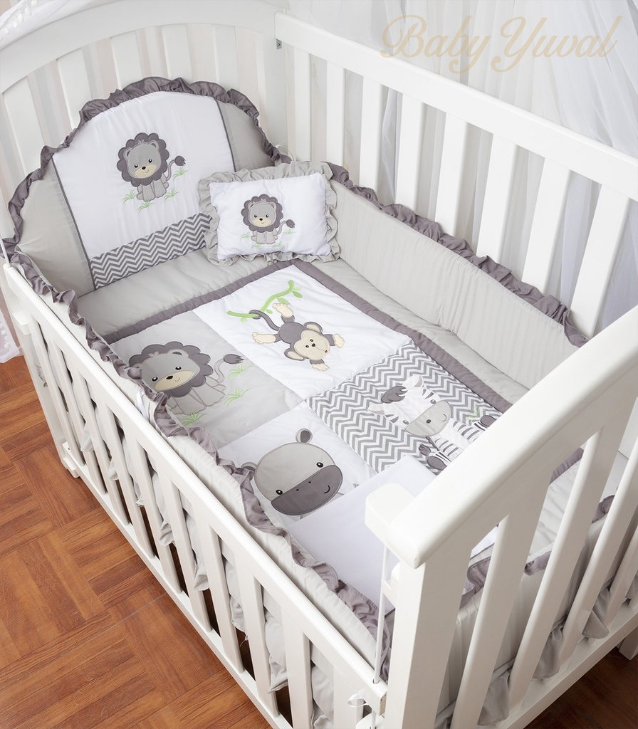 Set de Cuna Jungle Gris | Classic