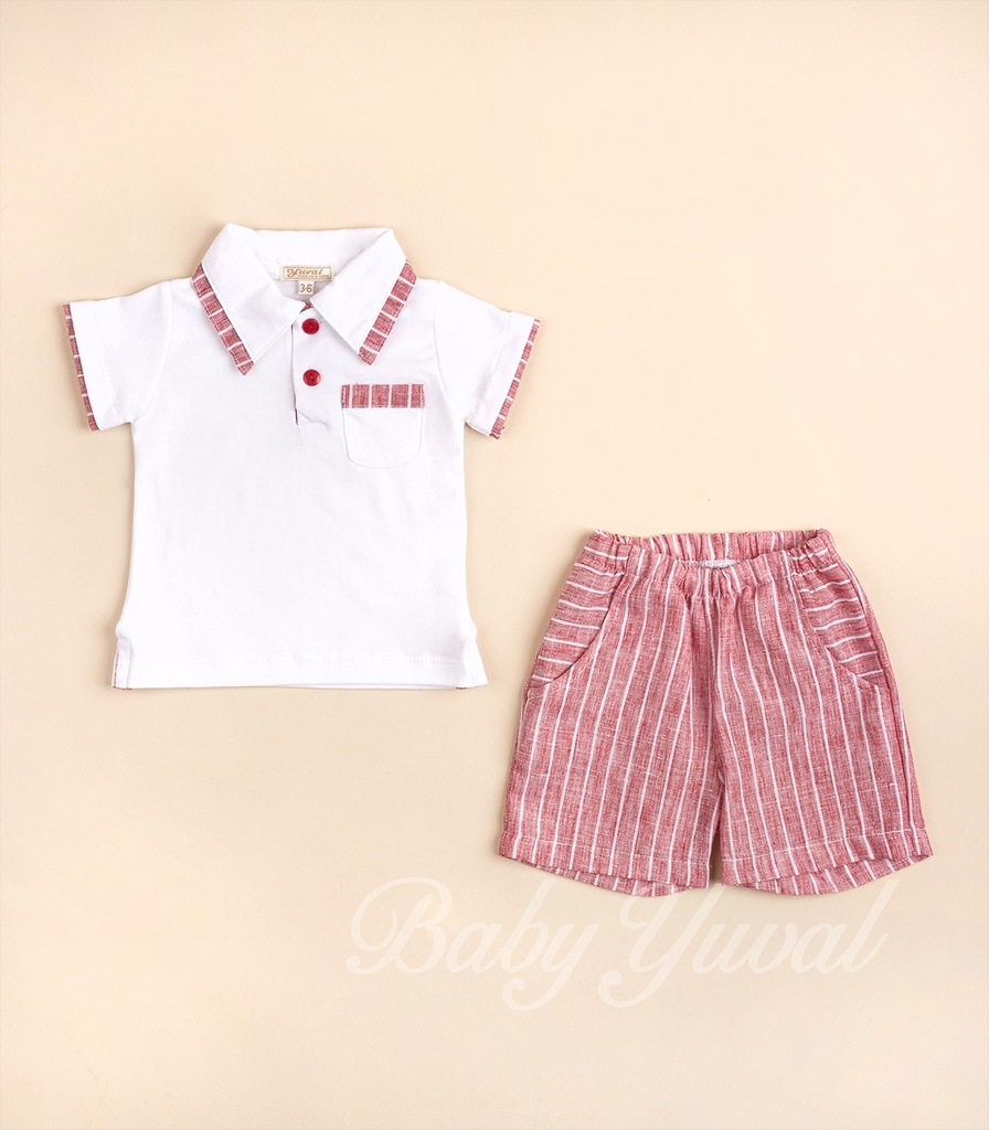 Set Polo Camisero y Short | Mathew Red
