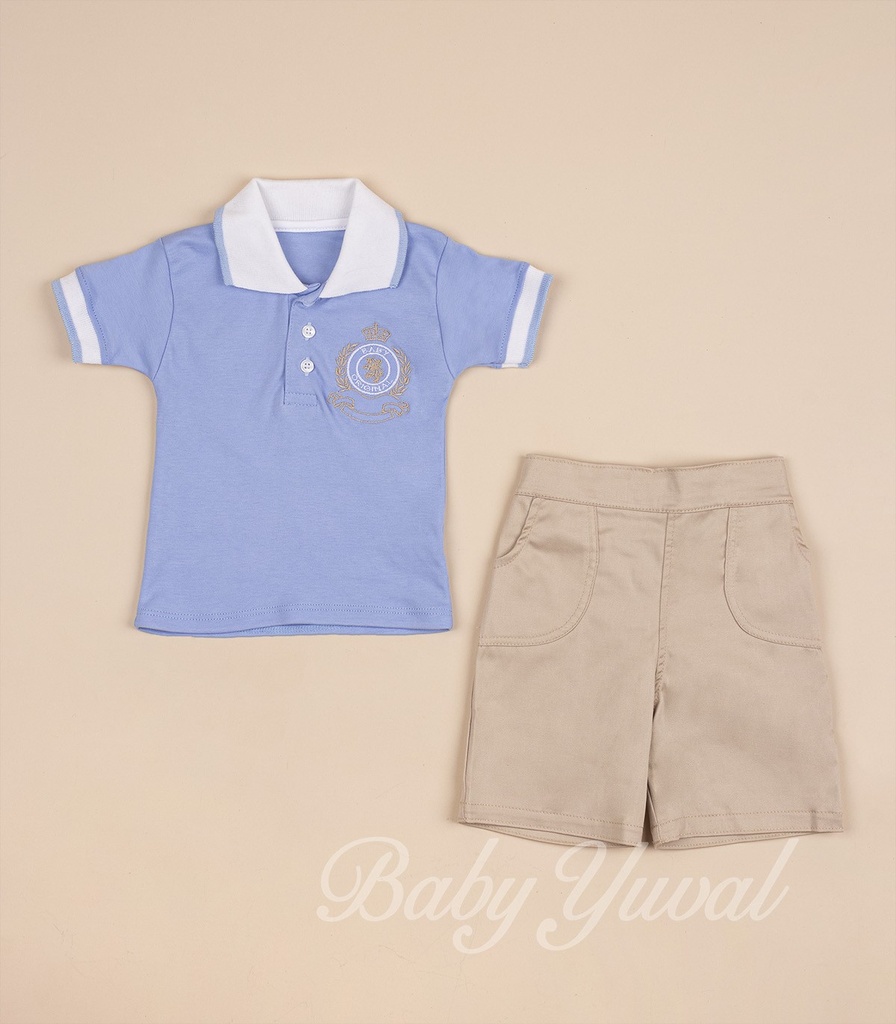 Set Polo Camisero y Short | Náutica Celeste