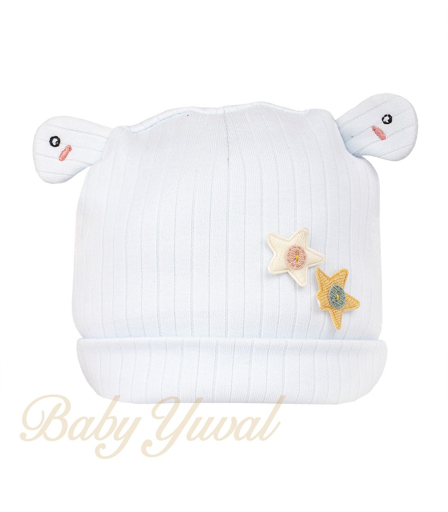 Gorro doble Algodón | Celeste
