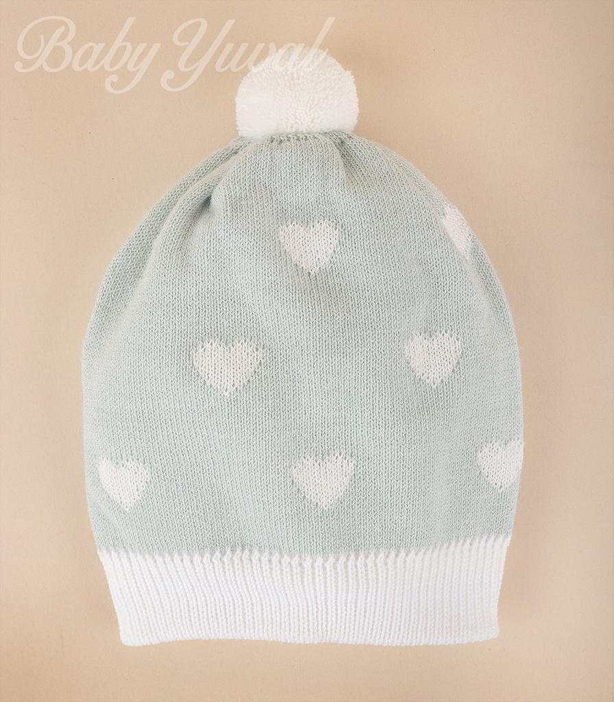 Gorro Doble Hilo | Corazón Verde