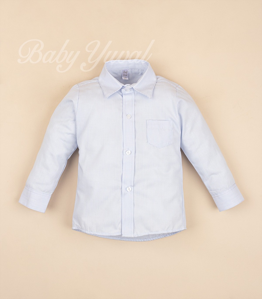 Camisa Manga Larga | Celeste