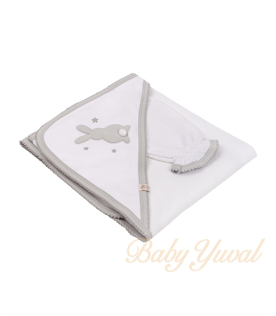 Toalla Felpa | Conejo Plomo Premium