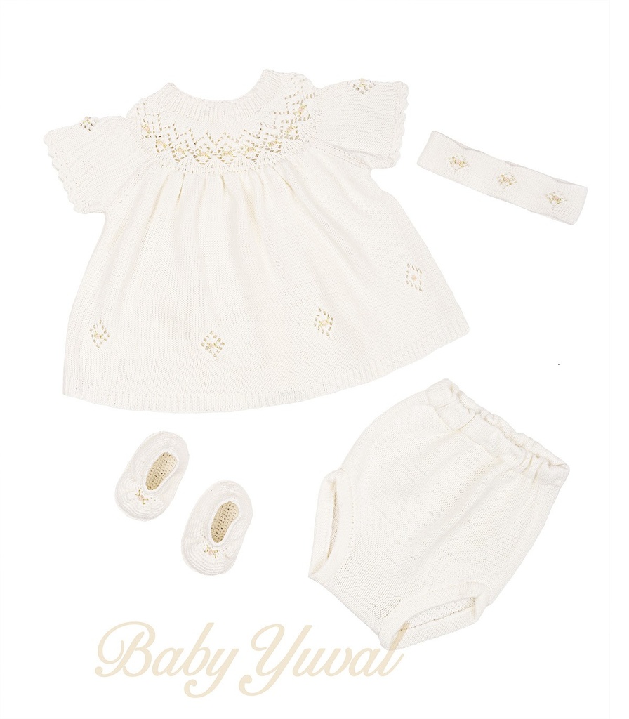 Vestido de Hilo Tejido | Luna Cream