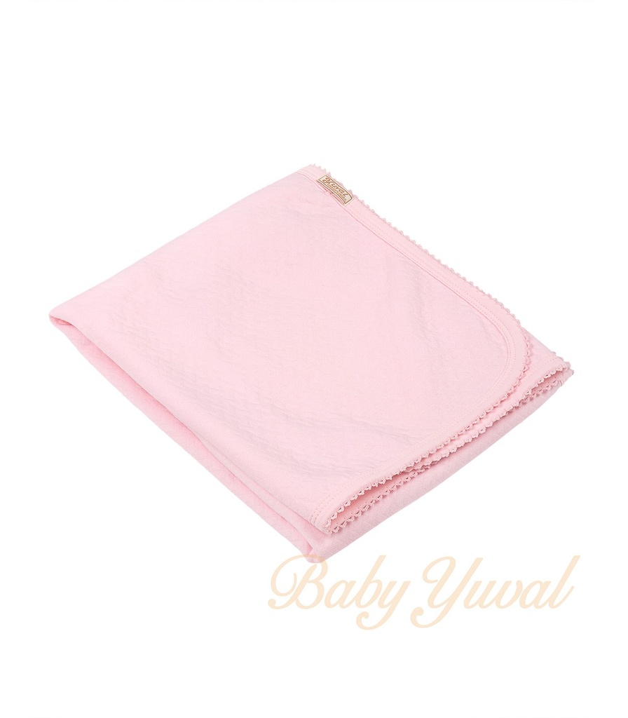Manta Jacquard Algodón | Rosado