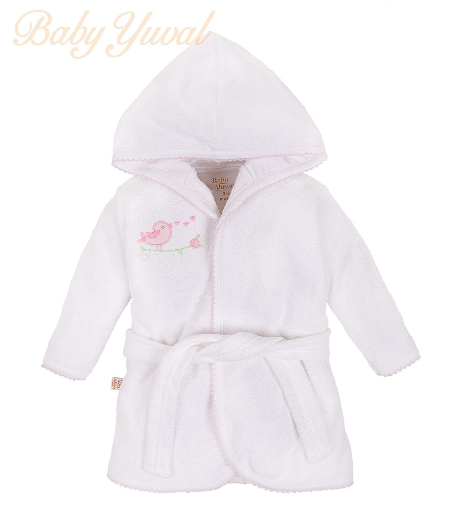 Salida de Baño 100% Algodón Premium | Bird Pink
