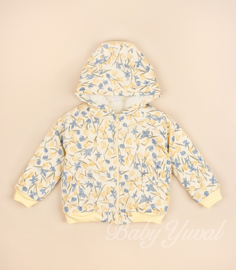 Casaca Corduroy | Yellow Flowers