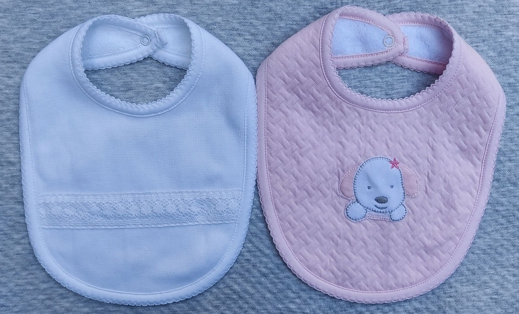 Pack de Baberos Jacquard y Punto Inglés Variados