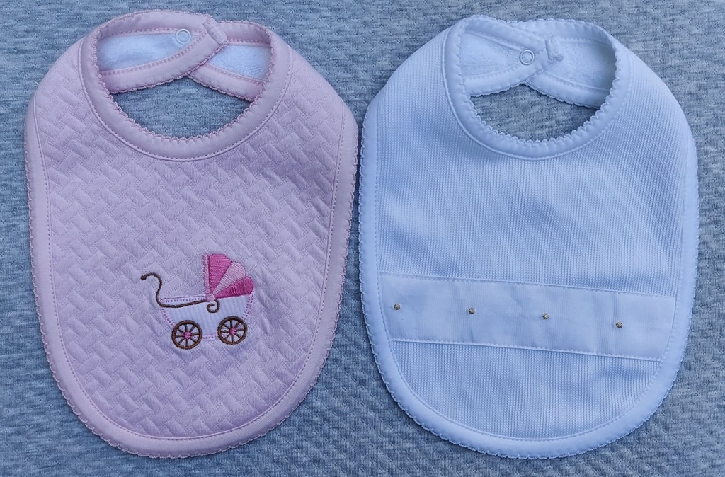Pack de Baberos Jacquard y Punto Inglés Variados