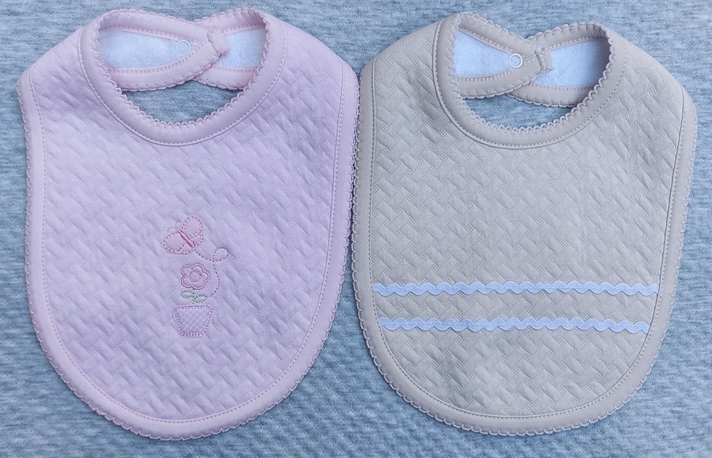 Pack de Baberos Jacquard y Punto Inglés Variados