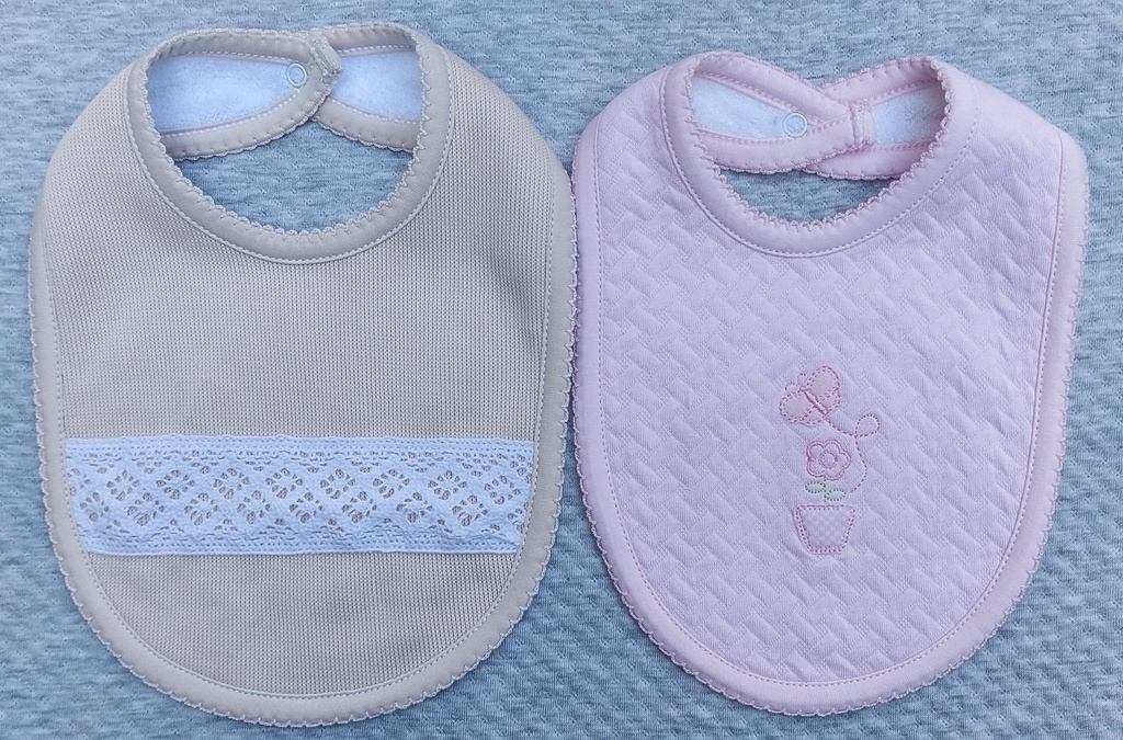 Pack de Baberos Jacquard y Punto Inglés Variados