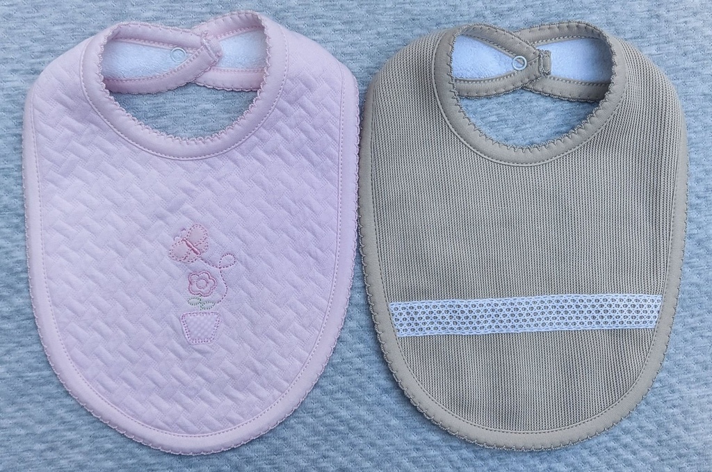 Pack de Baberos Jacquard y Punto Inglés Variados