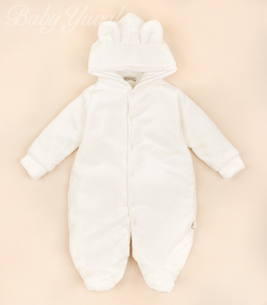 Enterizo Acolchado Plush | Osito Crema