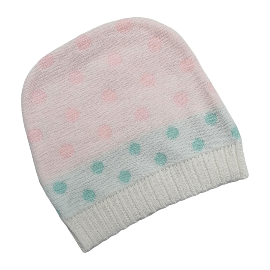 Gorro de Hilo Algodón Modelo Puntos