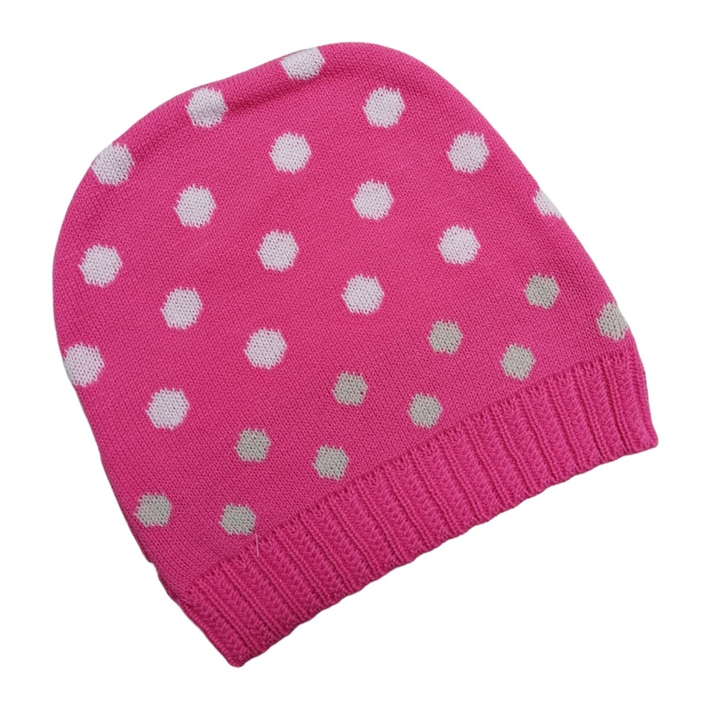 Gorro de Hilo Algodón Modelo Puntos
