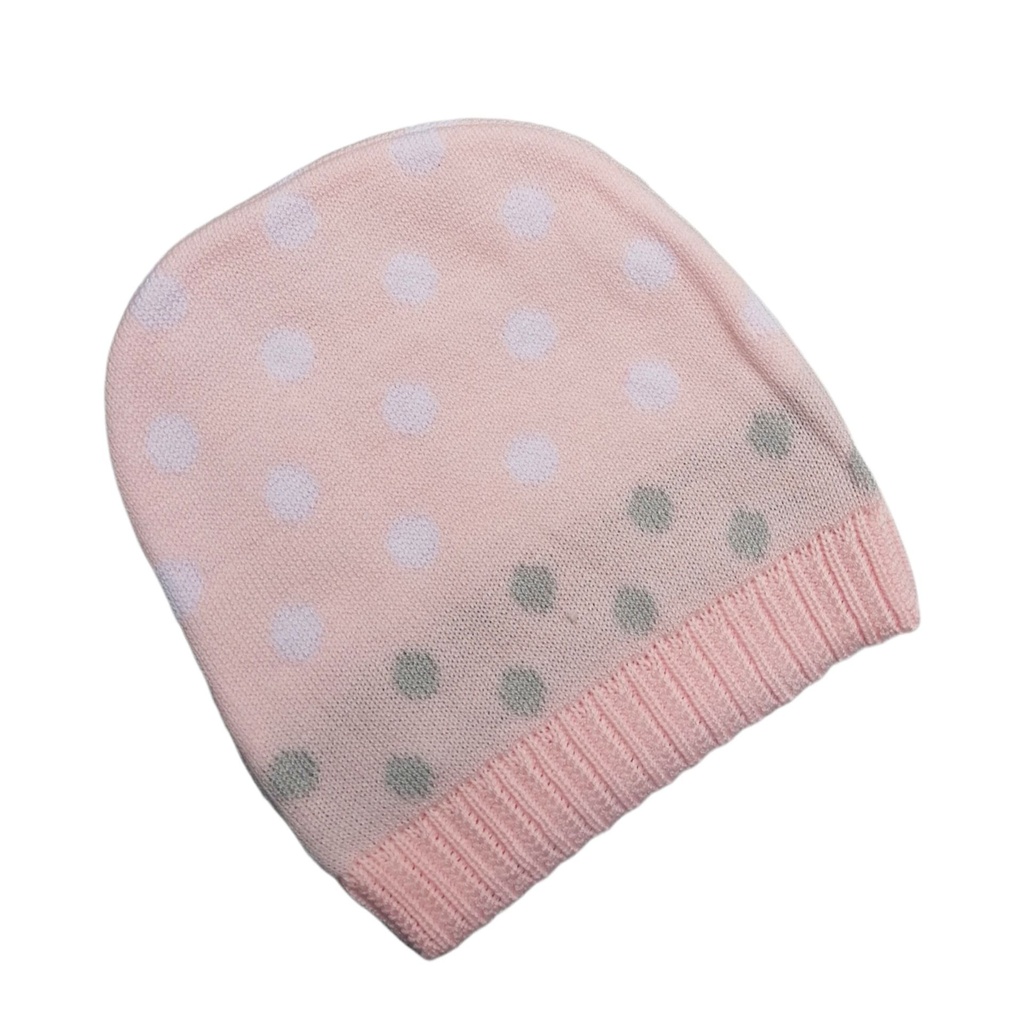 Gorro de Hilo Algodón Modelo Puntos