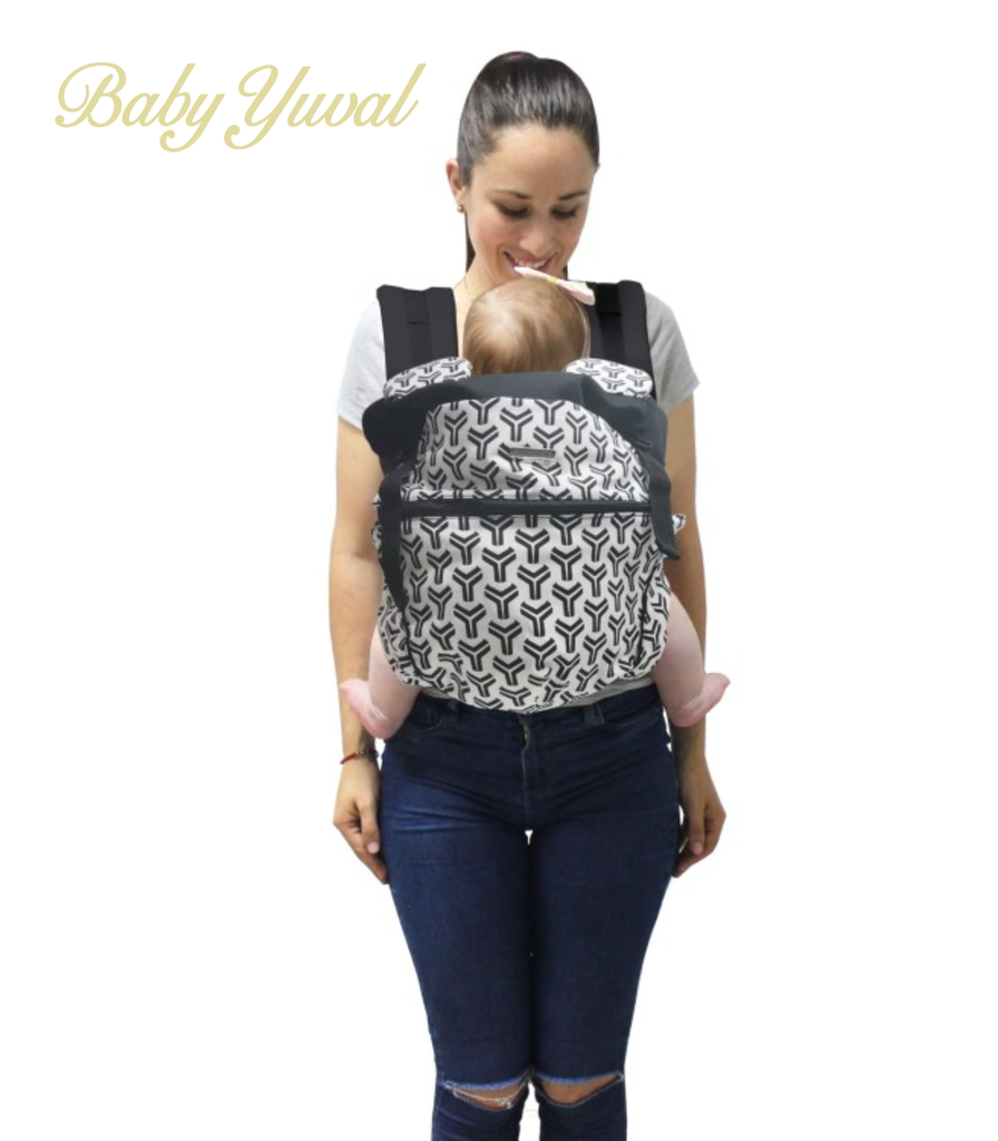 Mochila Ergonómica Evolutiva 4 en 1 | Diseño Rayas