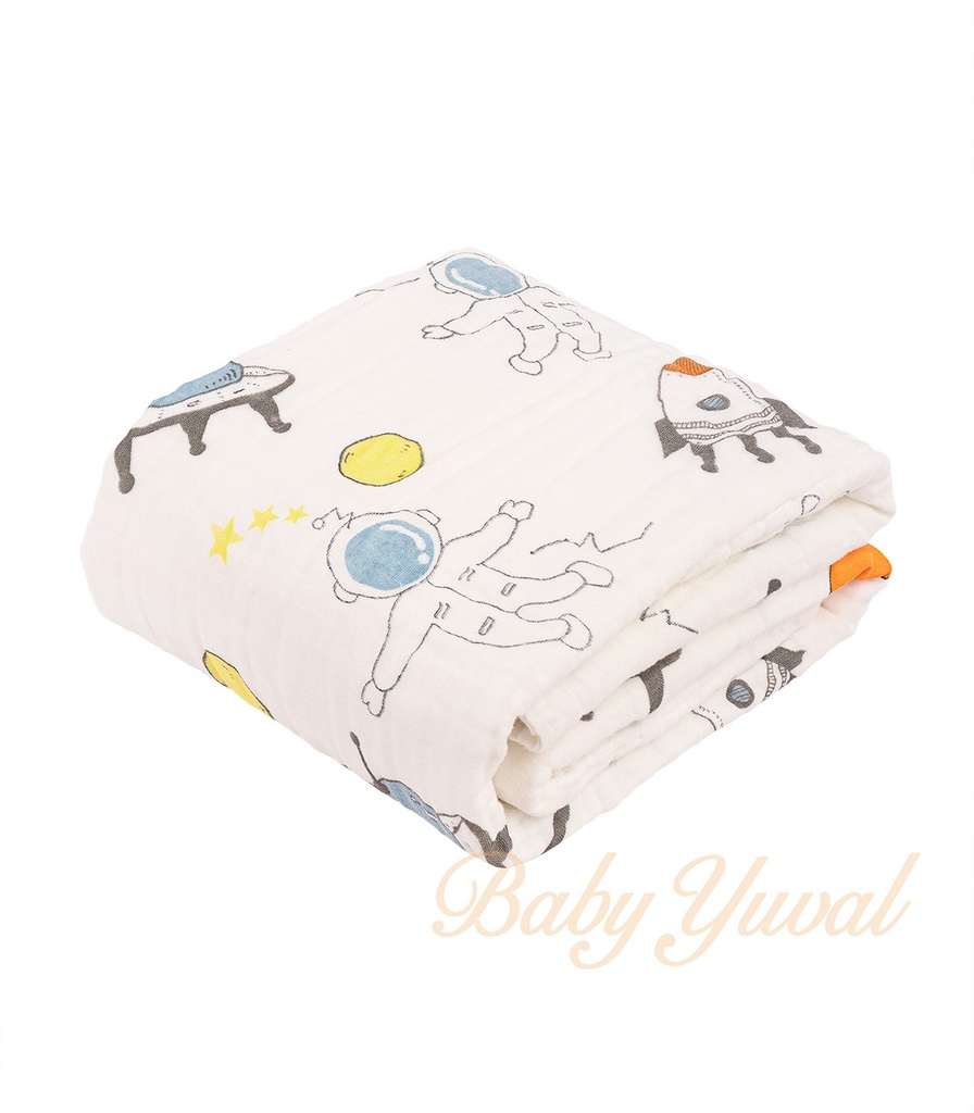 Manta Doble Muselina Premium | Espacial