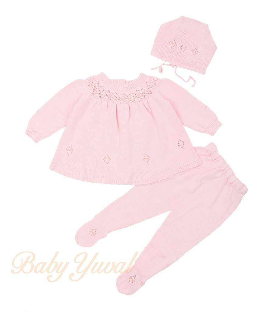 [VE0101082] Vestido de Hilo | Wanda Rose (0 a 3 meses)