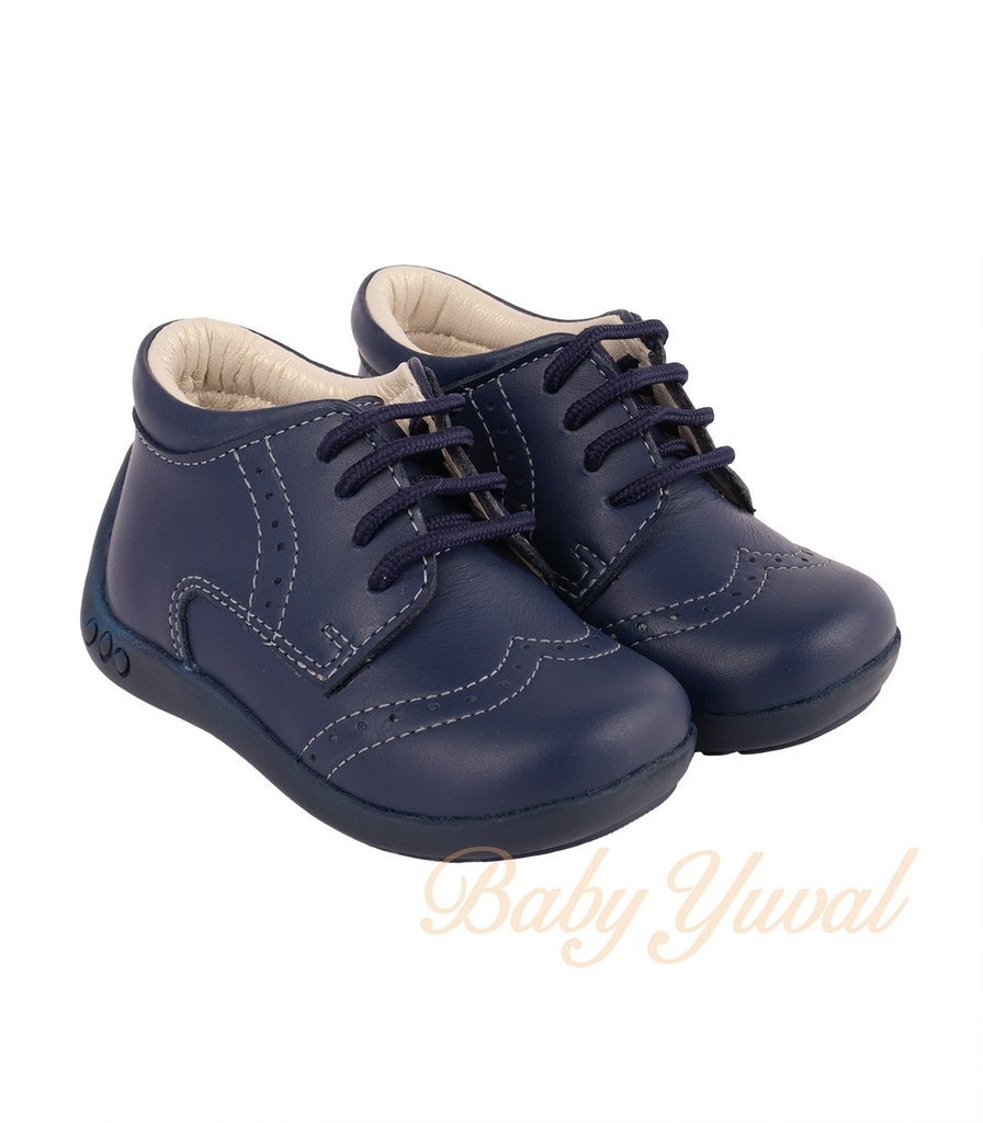 Calzado de 100% Cuero Santiago Blue | Línea Pasitos