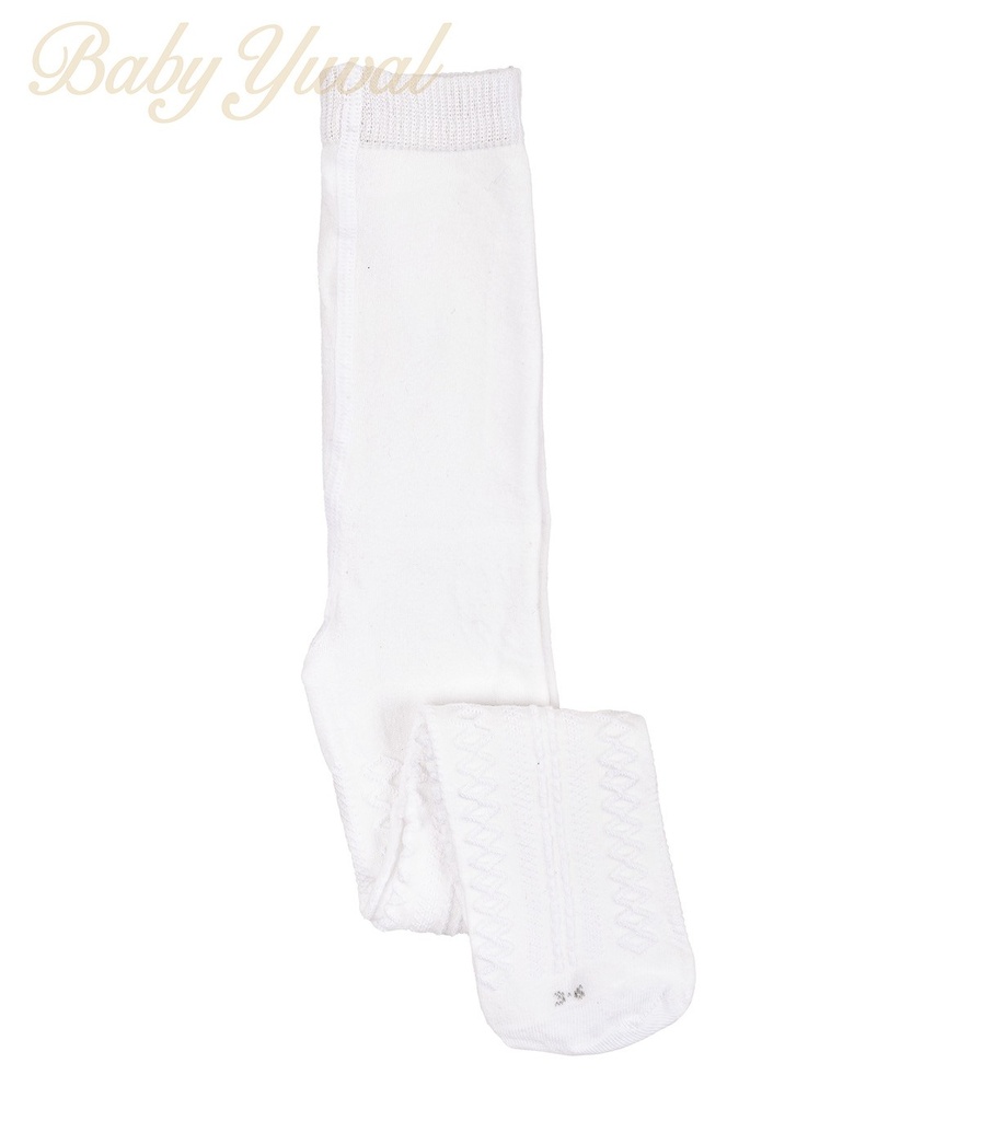 Panty de Invierno | Acanalado Blanco