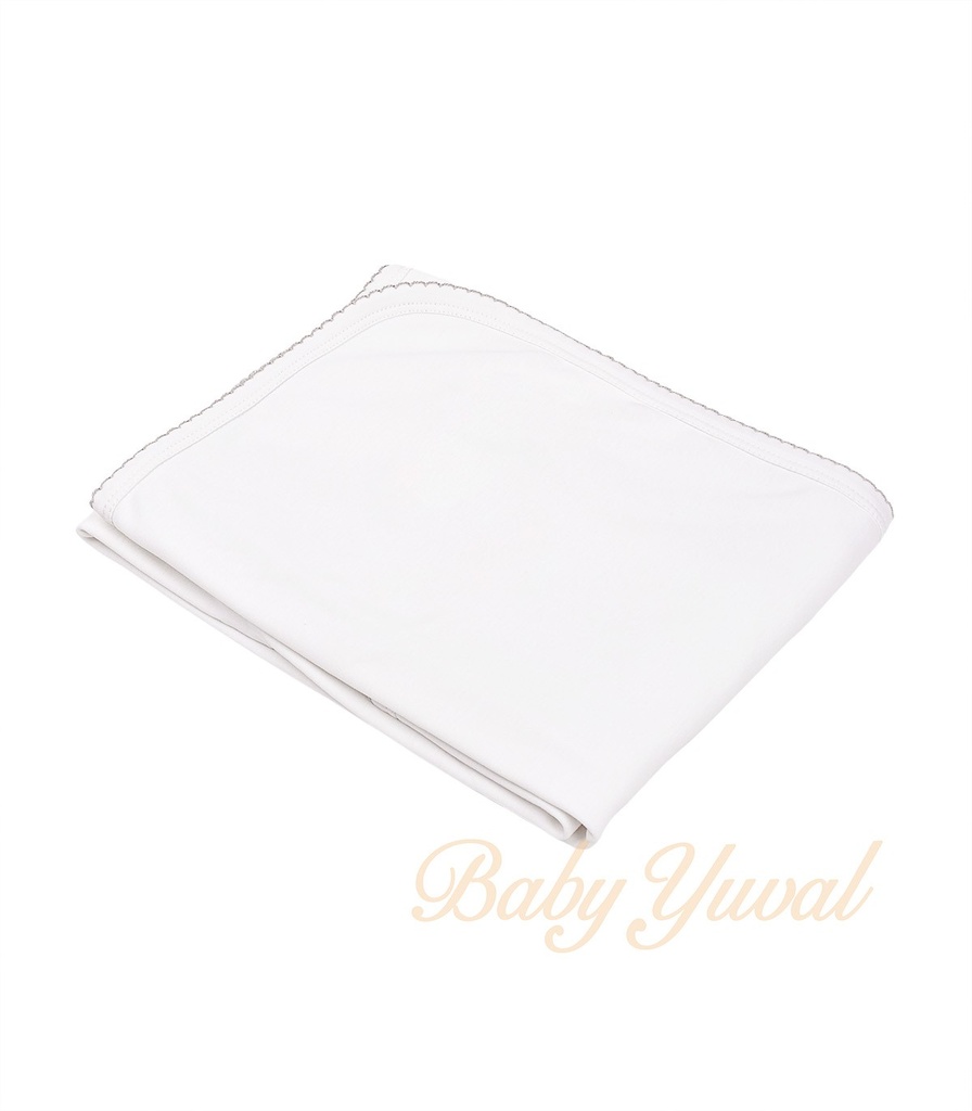 Manta Pima Doble Algodón | Blanco Grey Premium