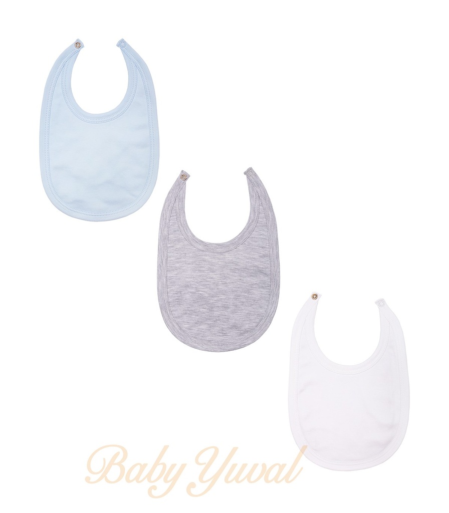 Tripack de Baberos con broche | King