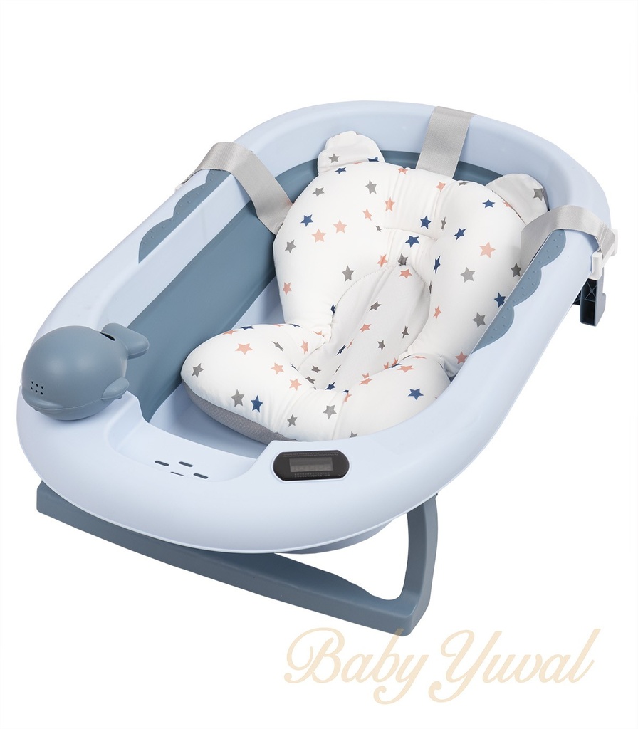 Bañera Tina de Baño para Bebé Plegable | Ballenita Blue
