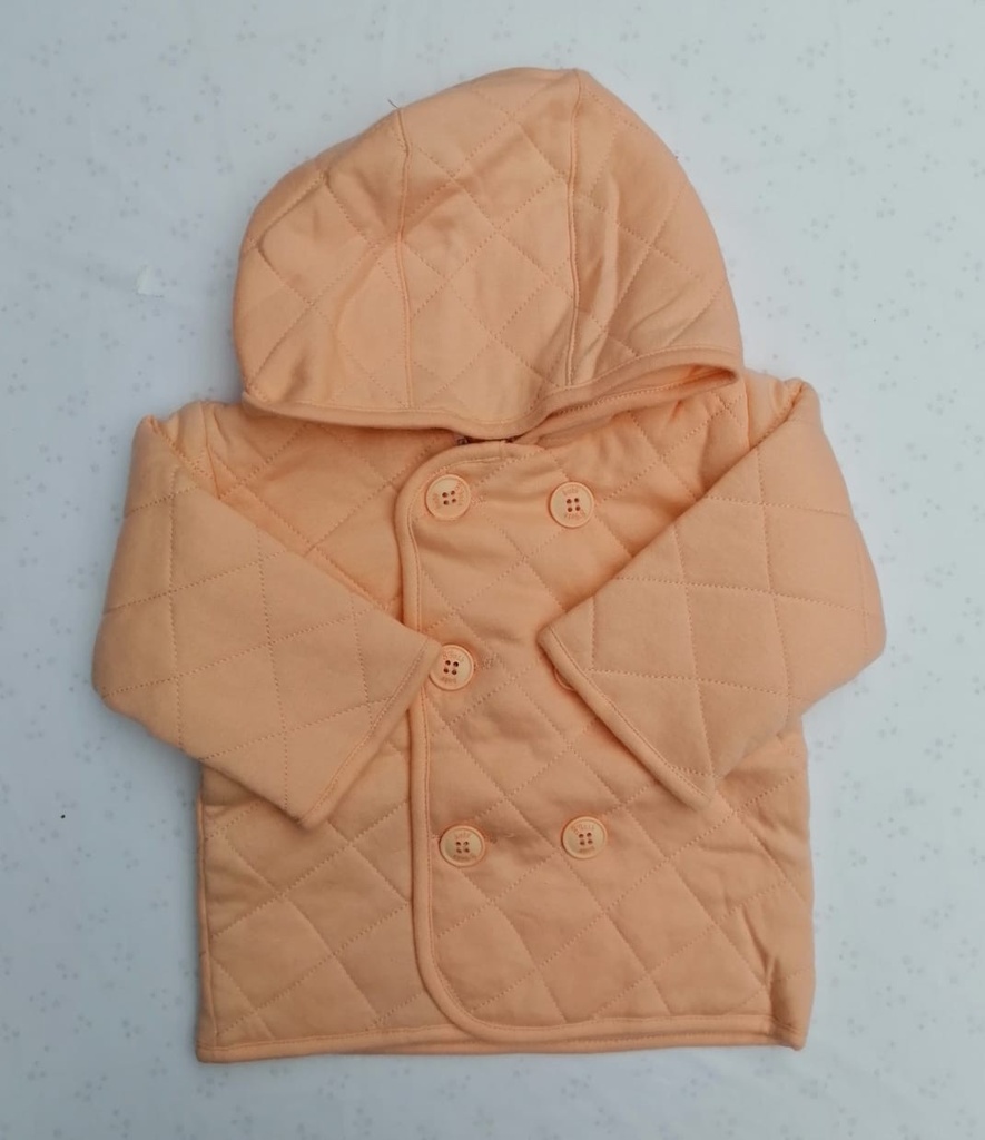 Abrigo de Algodón Acolchado con Capucha