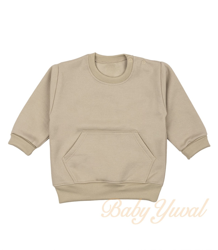 Polera de Franela Algodón | Arena