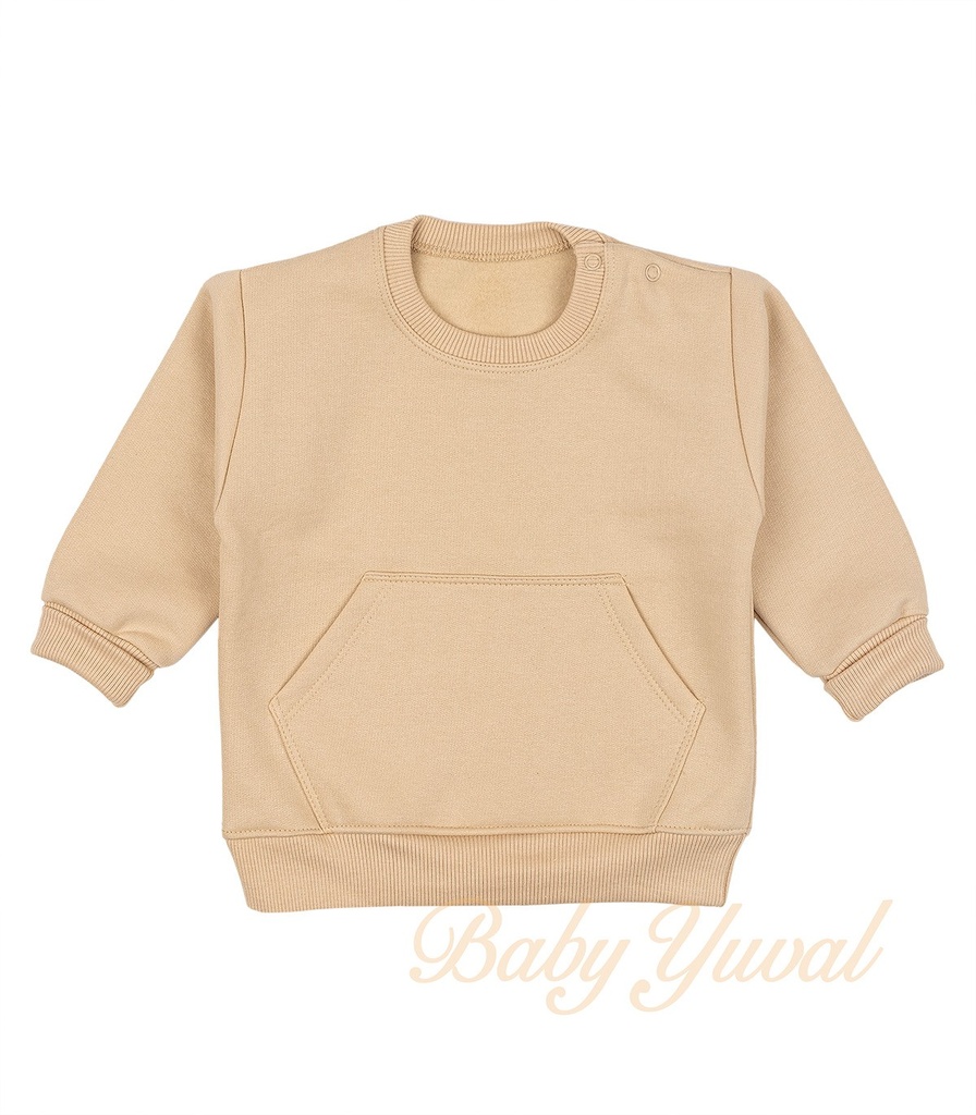 Polera de Franela Algodón | Beige