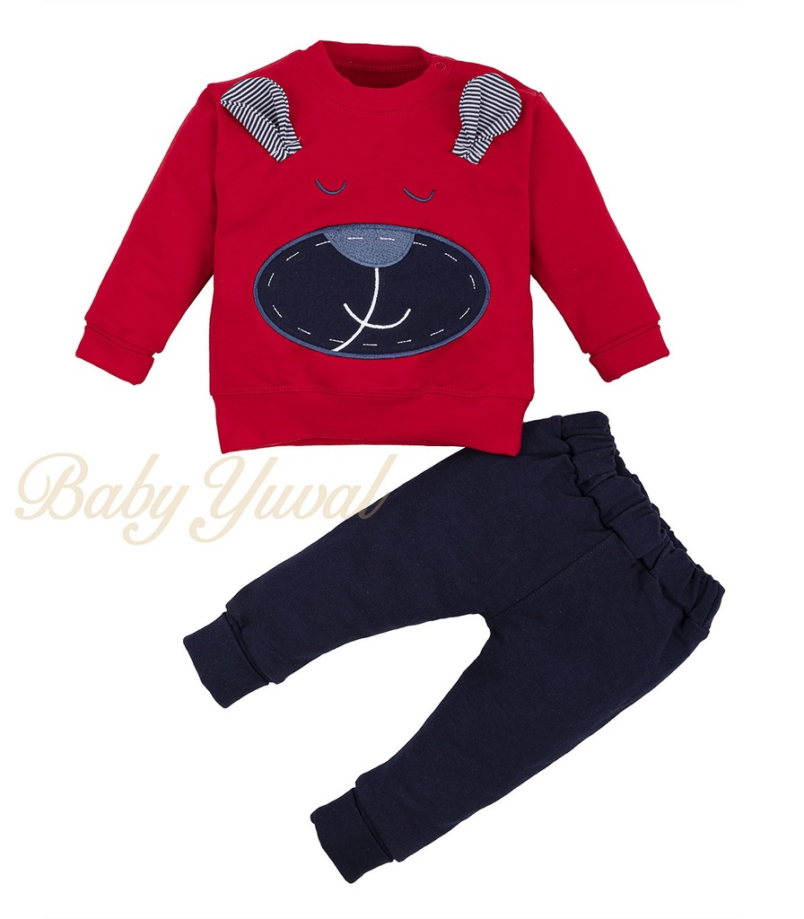 Conjunto de Fresh Terry Algodón | Osito Black