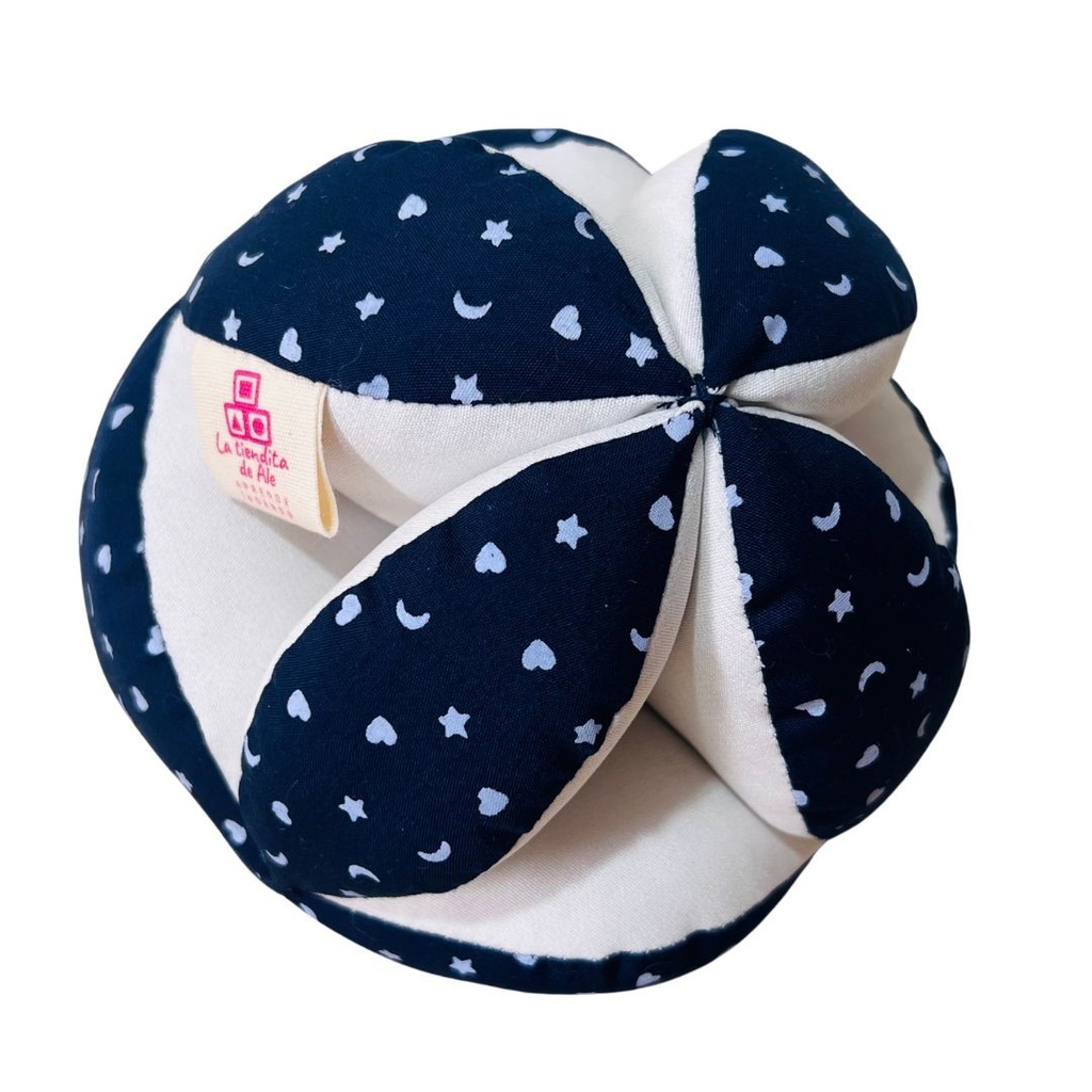 Pelota Montessori La Tiendita de Ale | Azul y Blanco
