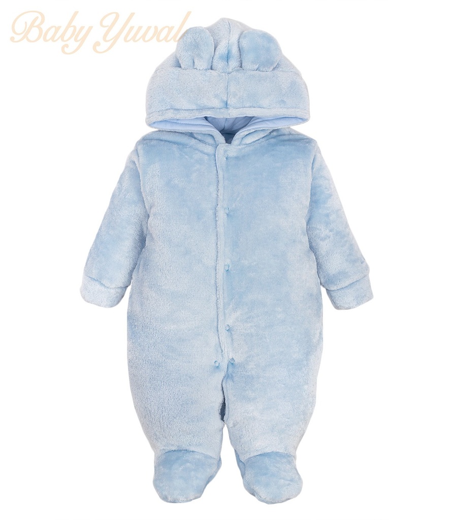 Enterizo Acolchado Plush | Osito Celeste