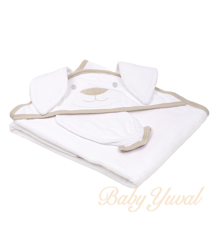 Toalla Doble Felpa Premium | Conejo Beige