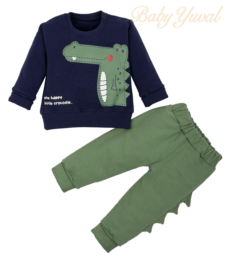 Conjunto de Franela Algodón | Little Crocodile
