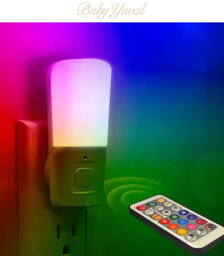 Luz Nocturna con Control Remoto