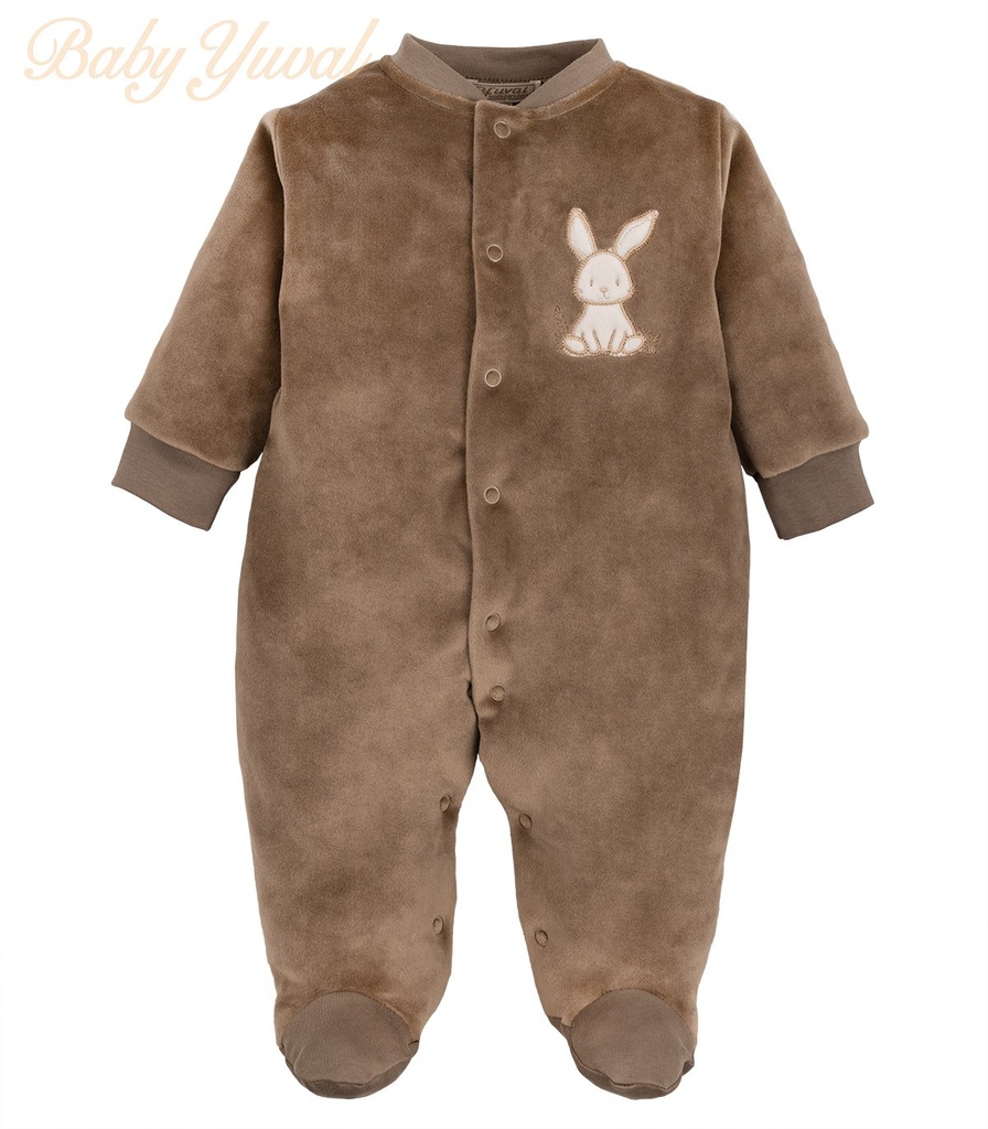 Enterizo Plush Algodón | Conejito Brown