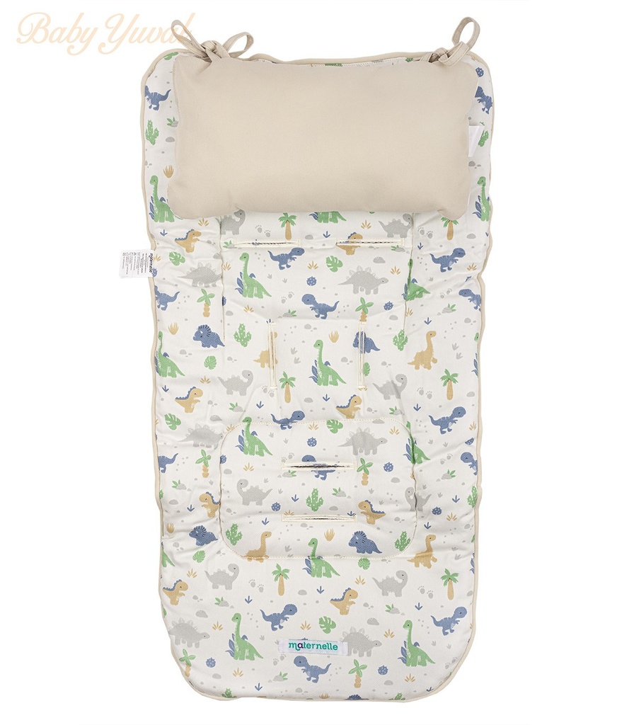 Colchoneta para Coches | Beige Dinosaurio