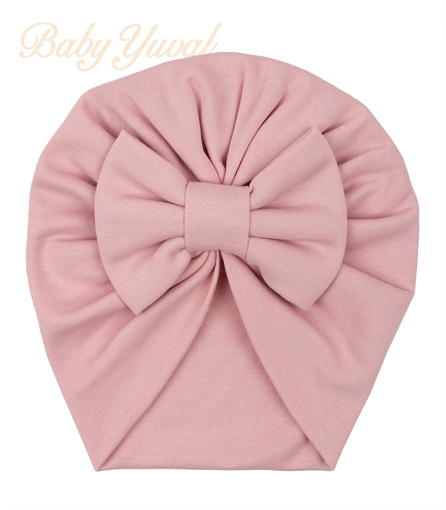 Turbante de Algodón Lazo | Palo Rosa