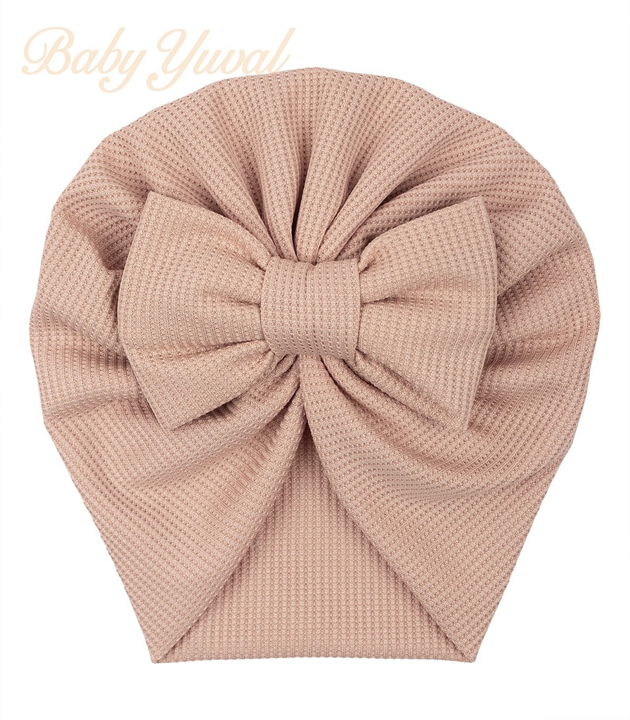 Turbante de Algodón Lazo Tejido | Beige