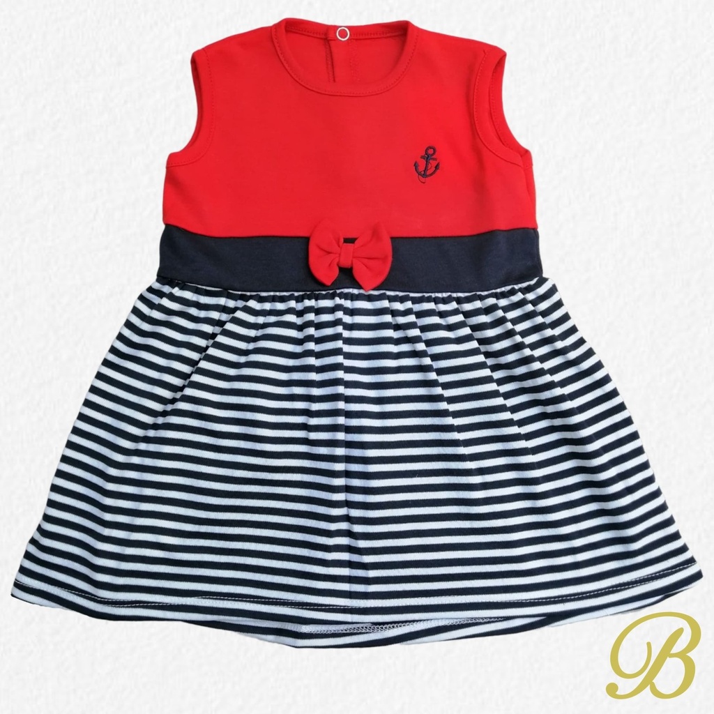Vestido de Algodón Marinerito Listado