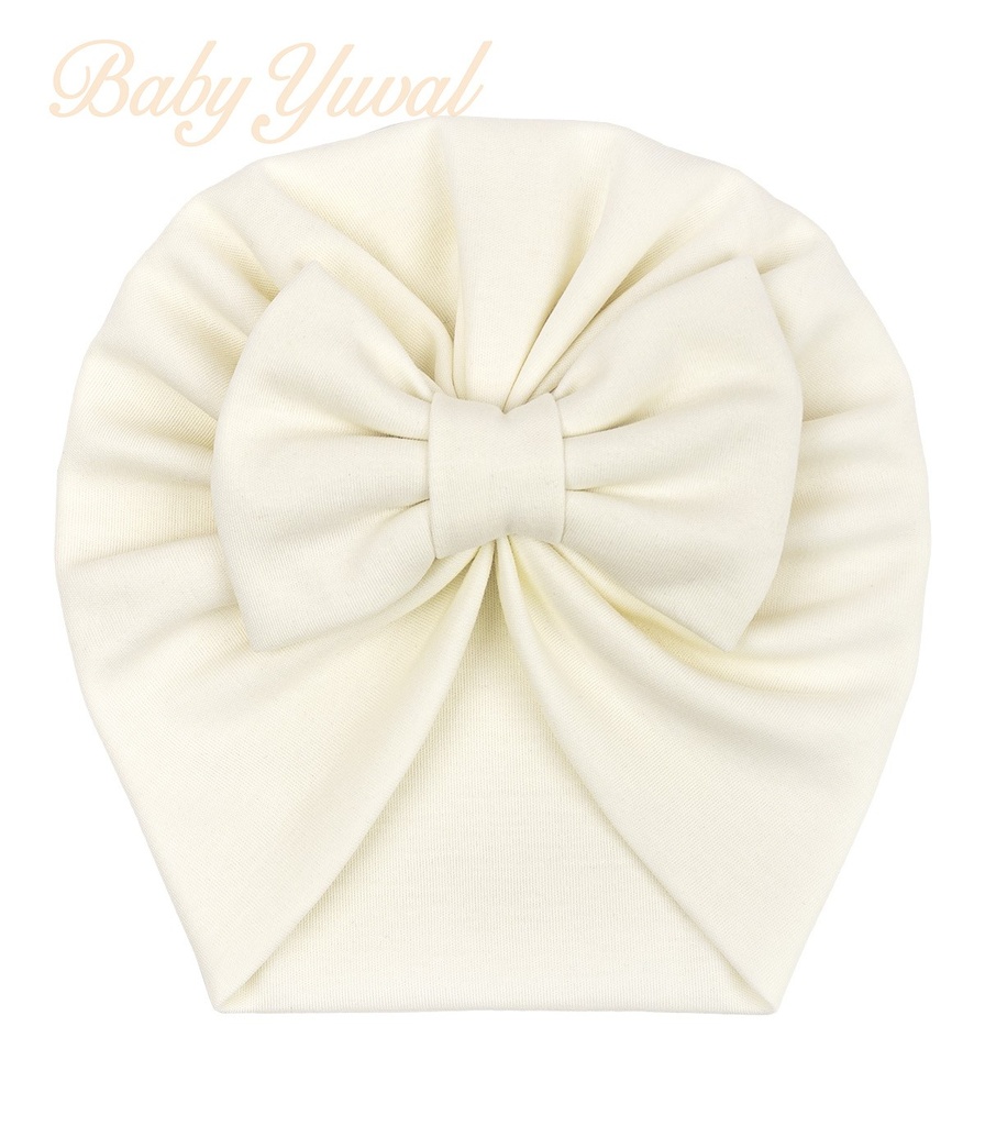 Turbante de Algodón Lazo | Crema