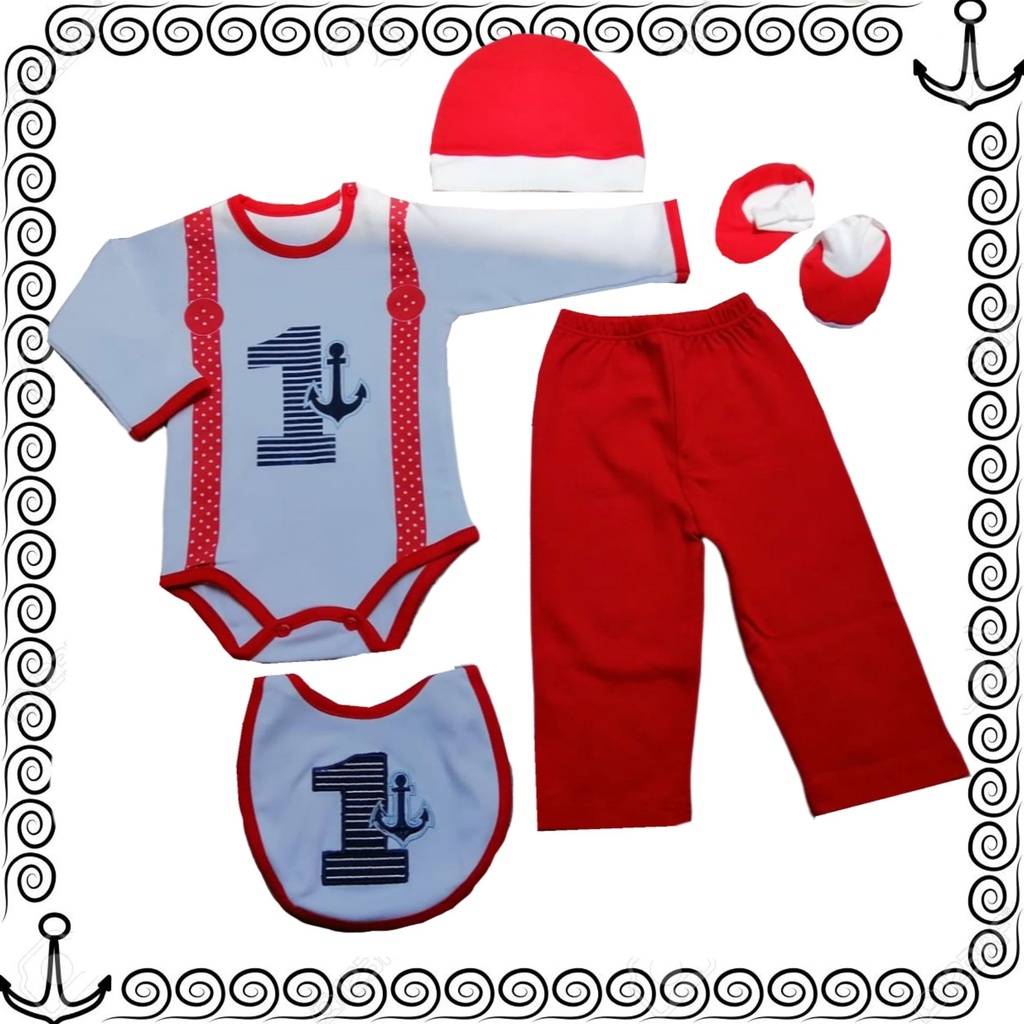 Conjunto de Algodón Pima Ancla