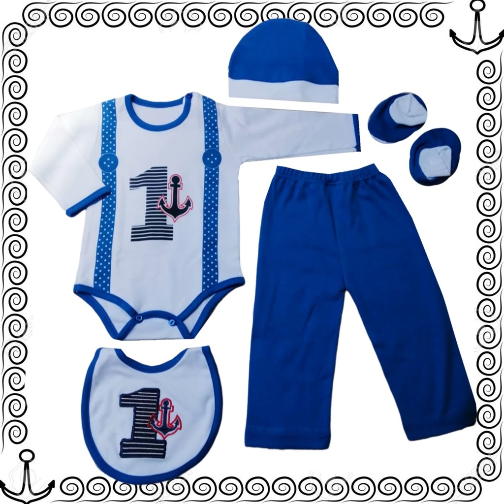 Conjunto de Algodón Pima Ancla