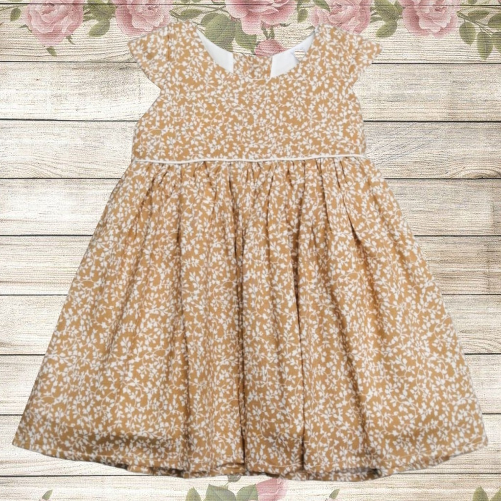 [VE078124] Vestido de Chalis Algodón Lara (T0)